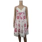 Prachtige jurk Rinascimento, wit met roze onderjurk, S, Kleding | Dames, Jurken, Nieuw, Rinascimento, Knielengte, Ophalen of Verzenden