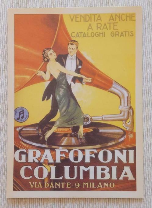 ‘Vintage Style' Postkaart - Carte Postale “Grafoni Columbia", Collections, Cartes postales | Étranger, Non affranchie, Hors Europe