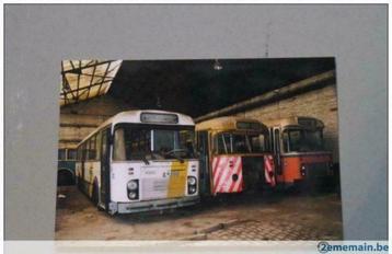 Bus SNCV - MTUB réserve pour le musée.Dépôt STIB Schaerbeek, Collections, Envoi, Utilisé, Bus ou Métro, Carte ou Gravure