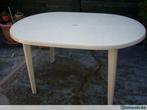 Tuintafel met 6 stoelen, Ophalen, Kunststof, 6 zitplaatsen, Zo goed als nieuw