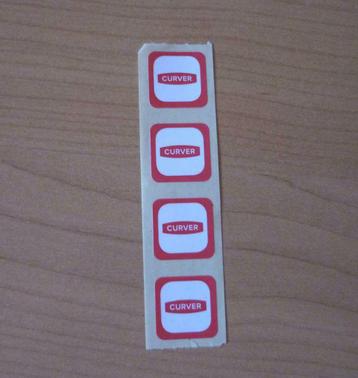 Gratis Stickers spaaractie Curver, Enlèvement ou Envoi