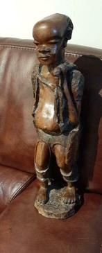 Figurine africaine ancienne en bois 3,5 kilos, Enlèvement ou Envoi