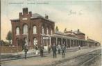 Carte Postale Aulnois-Quévy  - La Gare (Het station), Enlèvement ou Envoi, Avant 1920, Affranchie, Hainaut
