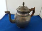 Tin teepot oude tee of koffiepot, Antiek en Kunst, Ophalen of Verzenden