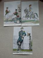 3 cartes postales représentant des soldats du 1er  empire, Collections, Comme neuf, Enlèvement