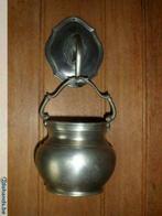 Tinnen pot om aan de muur te hangen, Ophalen of Verzenden, Gebruikt