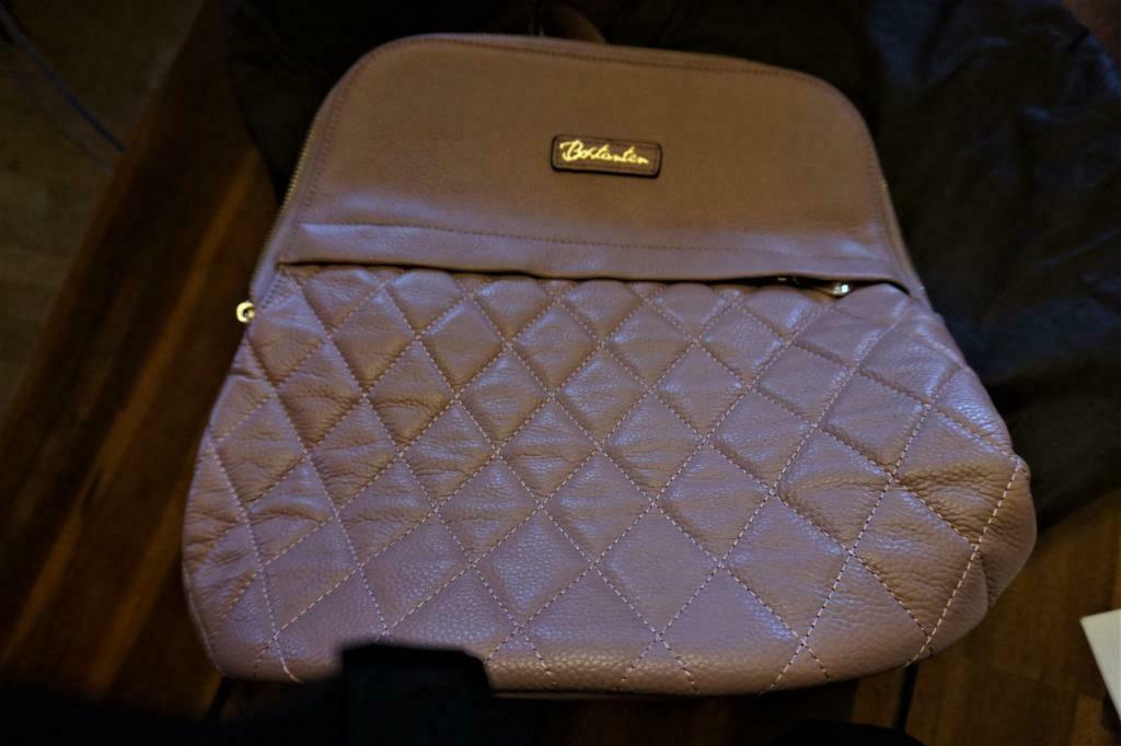 sac à dos cuir BOSTANTEN, Zo goed als nieuw, Roze, Leer, Ophalen