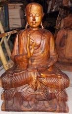 Bouddha en bois de suar 50 cm, Maison & Meubles, Enlèvement ou Envoi, Neuf