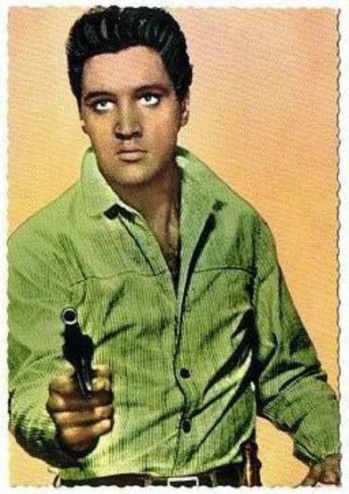 oude prentkaart Elvis Presley - postcard - card (3), Collections, Photos & Gravures, Neuf, Enlèvement ou Envoi
