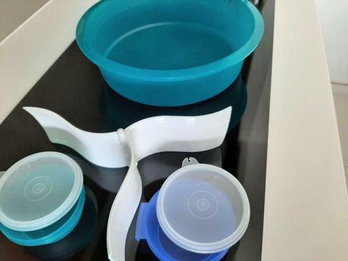 TUPPERWARE CHIP&DIP/TAARTDOOS "NIEUW", Huis en Inrichting, Keuken | Tupperware, Nieuw, Groen, Ophalen of Verzenden