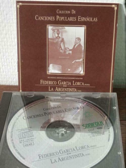 CD-Coleccion de canciones Espanolas-Federico Garcia Lorca, CD & DVD, Vinyles | Autres Vinyles, Enlèvement