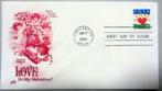 FDC- LOVE- SPECIALE GELEGENHEDEN- U.S.A., Postzegels en Munten, Ophalen of Verzenden, Gestempeld, Overige thema's