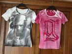 T-shirt dames - Galliano, Maat 34 (XS) of kleiner, Ophalen of Verzenden, Wit, Zo goed als nieuw