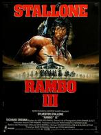 Affiche "Rambo 3", Comme neuf, Cinéma et TV, Enlèvement ou Envoi, Rectangulaire vertical