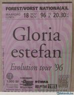oud ticket Gloria Estefan concert, Collections, Utilisé
