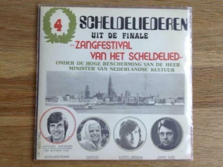 single jacques raymond, ingriani, harry herman en johny east, Cd's en Dvd's, Vinyl Singles, Single, Nederlandstalig, 7 inch, Ophalen of Verzenden
