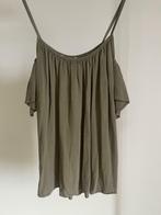 Khaki top met korte mouwen, Kleding | Dames, Groen, ANDERE, Gedragen, Maat 38/40 (M)