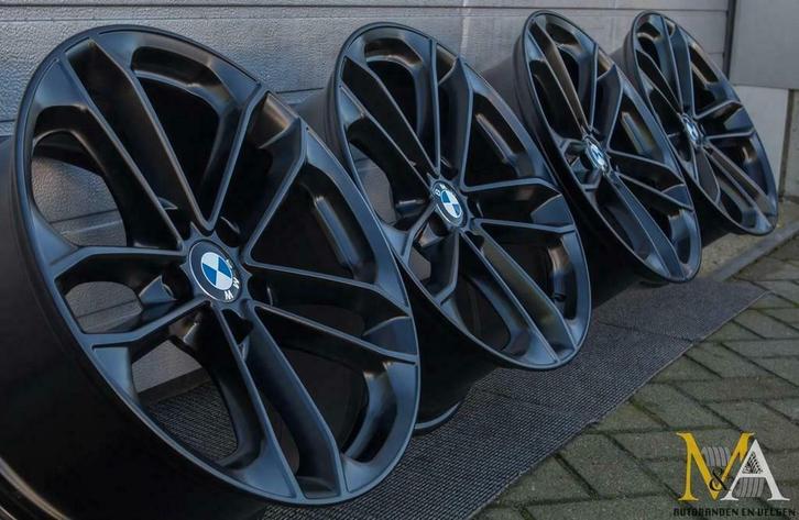 19 INCH ORIGINELE BMW 3 4 SERIE F30 F34 GT 673 VELGEN ZWART, Auto-onderdelen, Banden en Velgen, Velg(en), Winterbanden, 19 inch