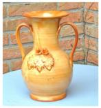 §vase en grès feuilles de chêne, Antiquités & Art, Enlèvement ou Envoi