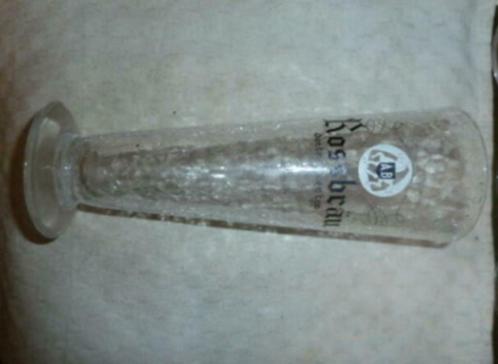 #H Bier glas ROSSBRÄU Dortmunder Typ Brij Anglo Belge Zulte, Verzamelen, Glas en Drinkglazen, Nieuw, Bierglas, Ophalen of Verzenden