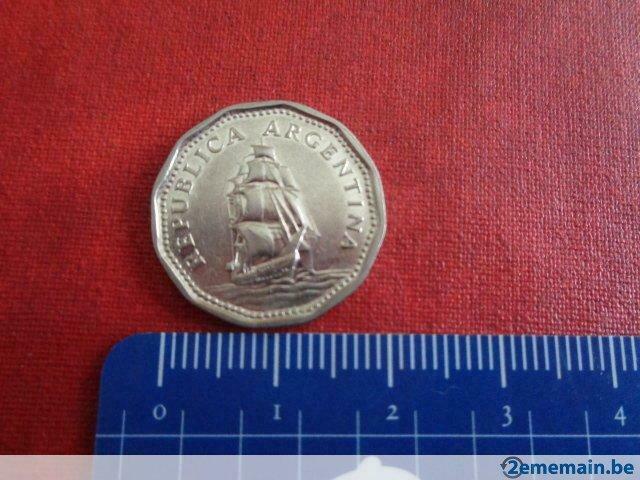 Pièce de monnaie. "ARGENTINA " 5 Pesos. 1963., Postzegels en Munten, Munten | Europa | Niet-Euromunten, Ophalen of Verzenden