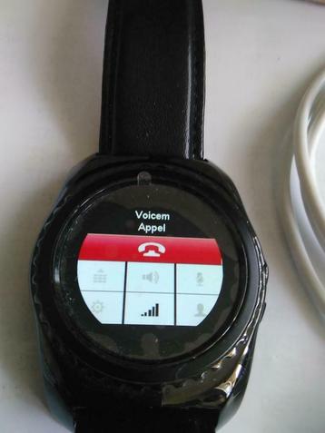 Smartwatch avec carte Sim et Bluet  montre téléphoneMTK6261, Autres marques, Cuir, Acier, Enlèvement