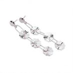 Boucles d'oreilles Fleurs Neuve N 2003RH, Autres matériaux, Puces ou Clous, Envoi, Argent