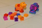 Lego Explore: Neushoorn en Leeuw (vanaf 1,5 jaar), Complete set, Duplo, Ophalen of Verzenden, Zo goed als nieuw