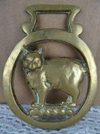 Antiek koperen handvat poes kat handvat voor licht curiosa, Antiek en Kunst, Curiosa en Brocante, Ophalen of Verzenden