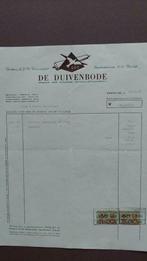 3 oude facturen De Duivenbode uit 1956. Deerlijk, Verzamelen, Ophalen of Verzenden