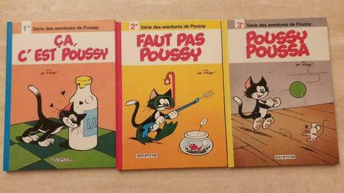 POUSSY N 1, 2 et 3, Boeken, Stripverhalen, Gelezen, Meerdere stripboeken, Ophalen