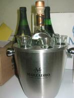 Marzadro Grappa Trentina gift set ice bucket & 6 glazen 0,7l, Overige typen, Nieuw, Vol, Italië
