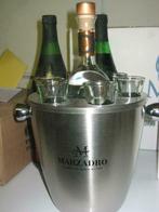 Marzadro Grappa Trentina coffret cadeau ice bucket & verres, Neuf, Enlèvement ou Envoi, Pleine, Autres types