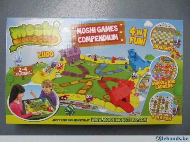 Spellendoos Moshi Monsters games compendium, Hobby en Vrije tijd, Gezelschapsspellen | Overige, Nieuw, Ophalen of Verzenden