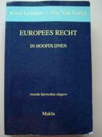 1. Europees recht in hoofdlijnen Lenaerts Van Nuffel 1999, Boeken, Gelezen, Hoger Onderwijs, Gamma, Verzenden