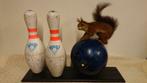Opgezette eekhoorn taxidermie rariteiten bowlen kegel kunst