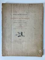 Notes biographiques sur Jacopo de Barbarj - Charles Ephrussi, Livres, Enlèvement ou Envoi