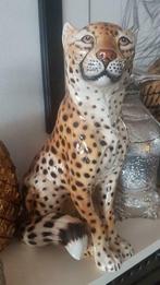 vintage luipaard beeld  ronzan leopard italia + 1960, Verzamelen, Beelden en Beeldjes, Ophalen of Verzenden