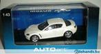 1:43 AA AutoArt Mazda RX-8 parelmoer wit 55905, Hobby en Vrije tijd, Modelbouw | Auto's en Voertuigen, Nieuw, Ophalen of Verzenden