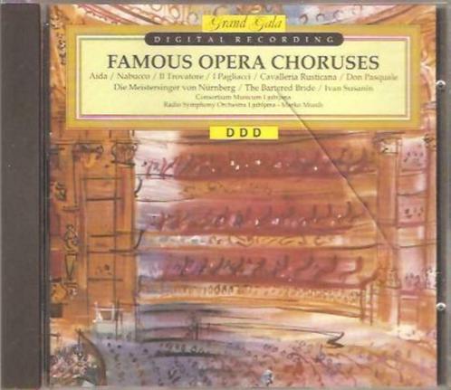 Famous opera choruses, CD & DVD, CD | Classique, Utilisé, Opéra ou Opérette, Enlèvement ou Envoi