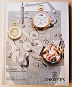 Auction catalogue: Watches, Wristwatches & Clocks - Oct.1989, Ophalen of Verzenden, Zo goed als nieuw, Catalogus, Christie's New York
