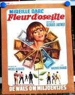 Filmposter Fleur d'oseille / De wals om miljoentjes Mireille, Verzamelen, Gebruikt, Ophalen of Verzenden, A1 t/m A3, Rechthoekig Staand