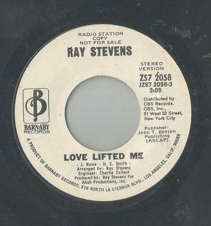 Ray Stevens – Love lifted me / Glory special – Single – DJ, Cd's en Dvd's, Vinyl Singles, Gebruikt, Single, Pop, 7 inch, Ophalen of Verzenden
