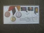 Numisletter FDC 3303 3305 België 2004 Olympische spelen, Postzegels en Munten, Olympische Spelen, Ophalen of Verzenden, 1e dag stempel