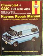 Werkplaatshandboek GMC Chevrolet Van, Autos : Divers, Modes d'emploi & Notices d'utilisation, Enlèvement ou Envoi