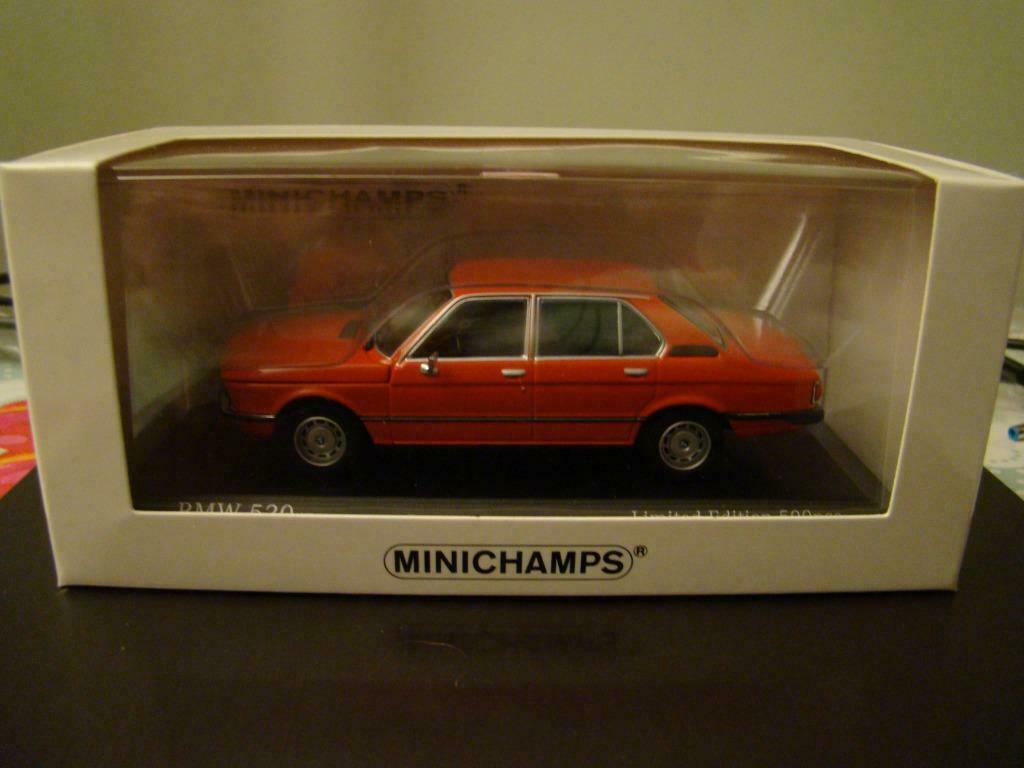 Minichamps BMW 520 - 1/43 - limité à 500 exemplaires, Enlèvement ou Envoi, Neuf, Voiture, MiniChamps