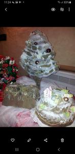 Décorations de Noël : arbre de Noël, -tronc, -gâteau, -attr, Hobby & Loisirs créatifs, Comme neuf, Enlèvement ou Envoi