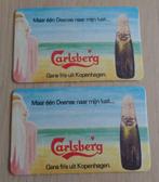 Bierviltjes Carlsberg, Verzamelen, Ophalen of Verzenden, Zo goed als nieuw, Viltje(s), Overige merken