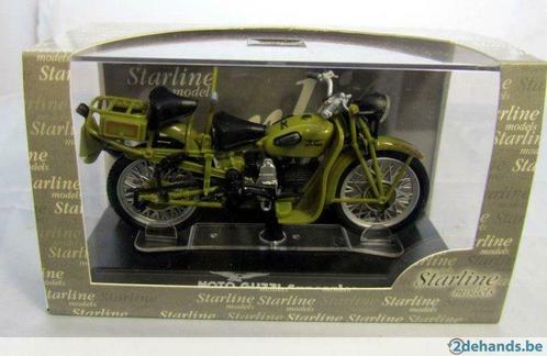 1:24 Starline 990240 Moto Guzzi Superalce groen, Hobby en Vrije tijd, Modelbouw | Auto's en Voertuigen, Nieuw, Overige typen, Ophalen of Verzenden