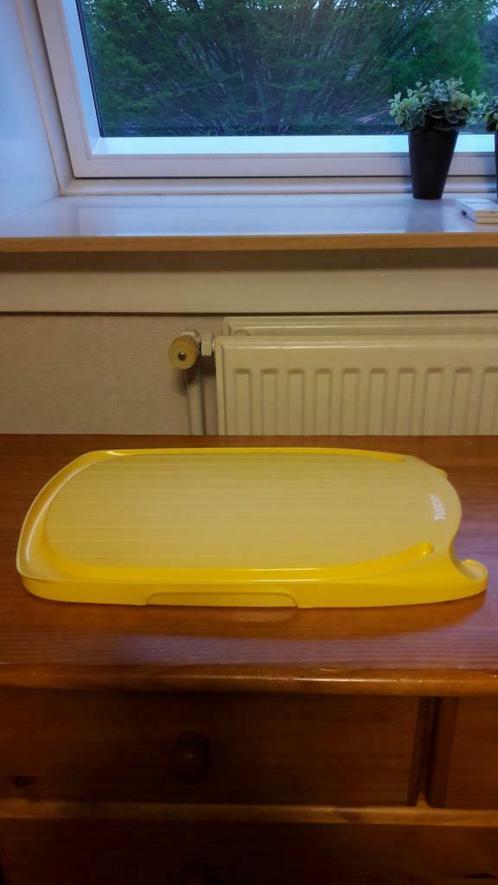 Tupperware snijplank, Maison & Meubles, Cuisine| Tupperware, Neuf, Jaune, Enlèvement ou Envoi